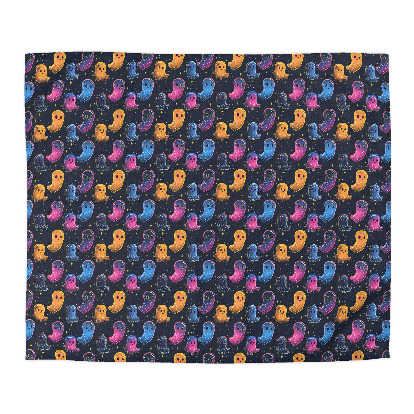 Neon Haunters Microfiber Duvet Cover