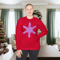 Large Snowflake 2 Adult Long Sleeve Tee