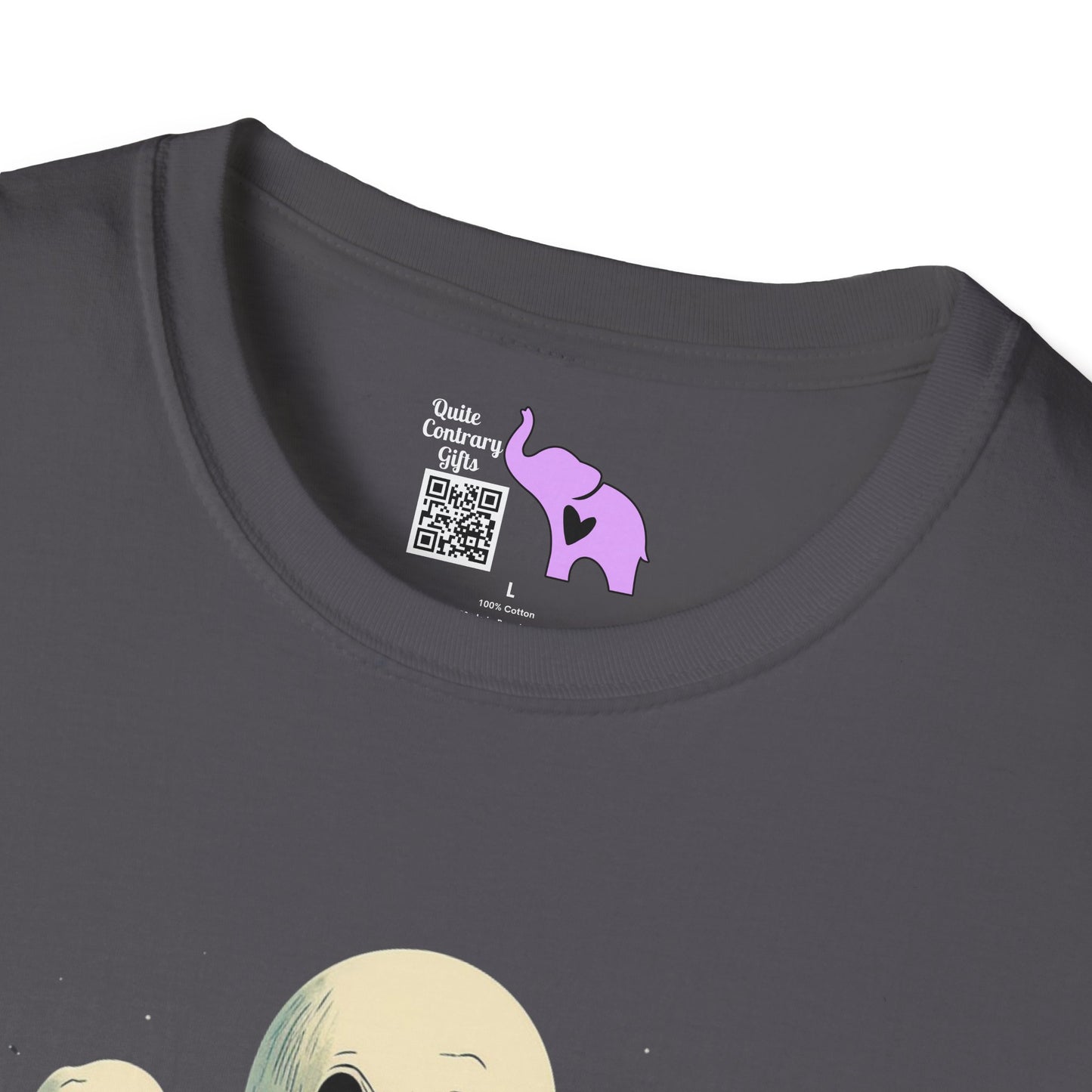 Creepy Ghost 14 Adult T-shirt