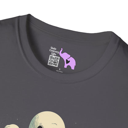 Creepy Ghost 14 Adult T-shirt