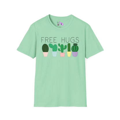 Free Hugs (Cactus) Adult T-shirt