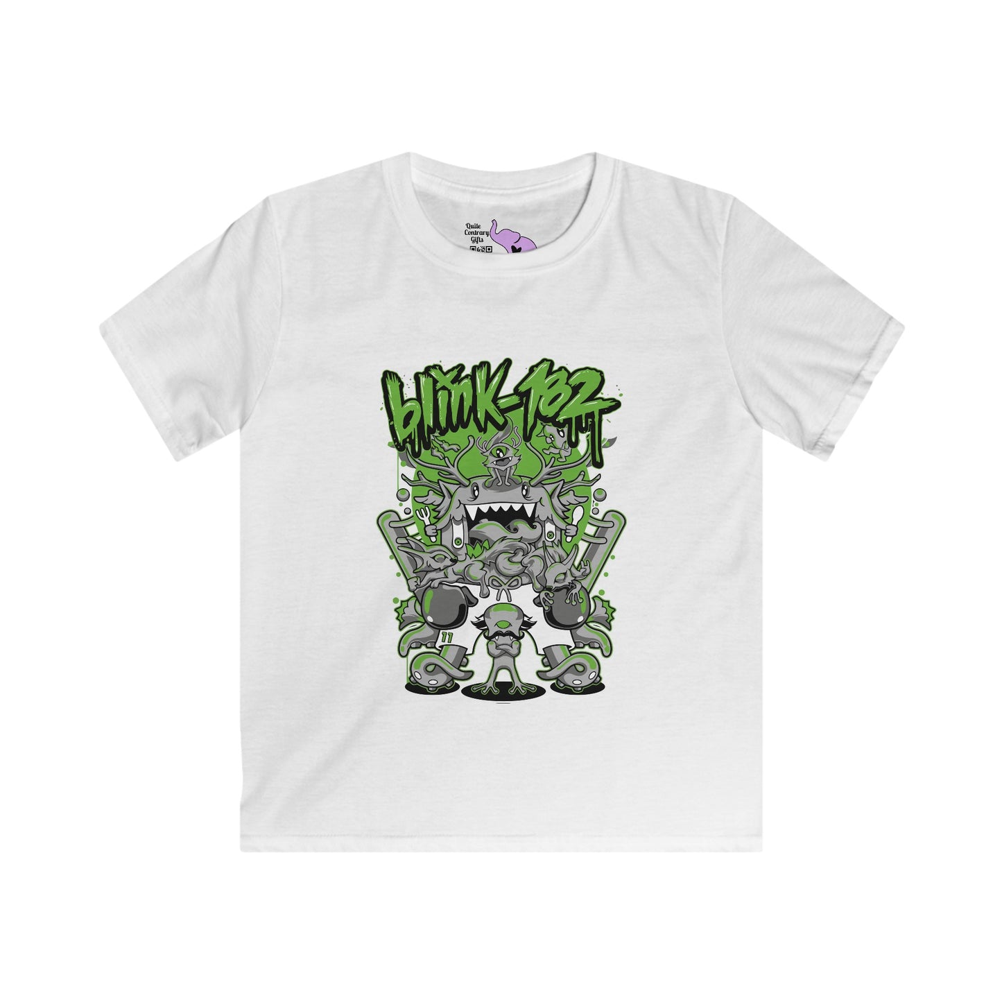 Blink 182 (2) Kids Softstyle Tee