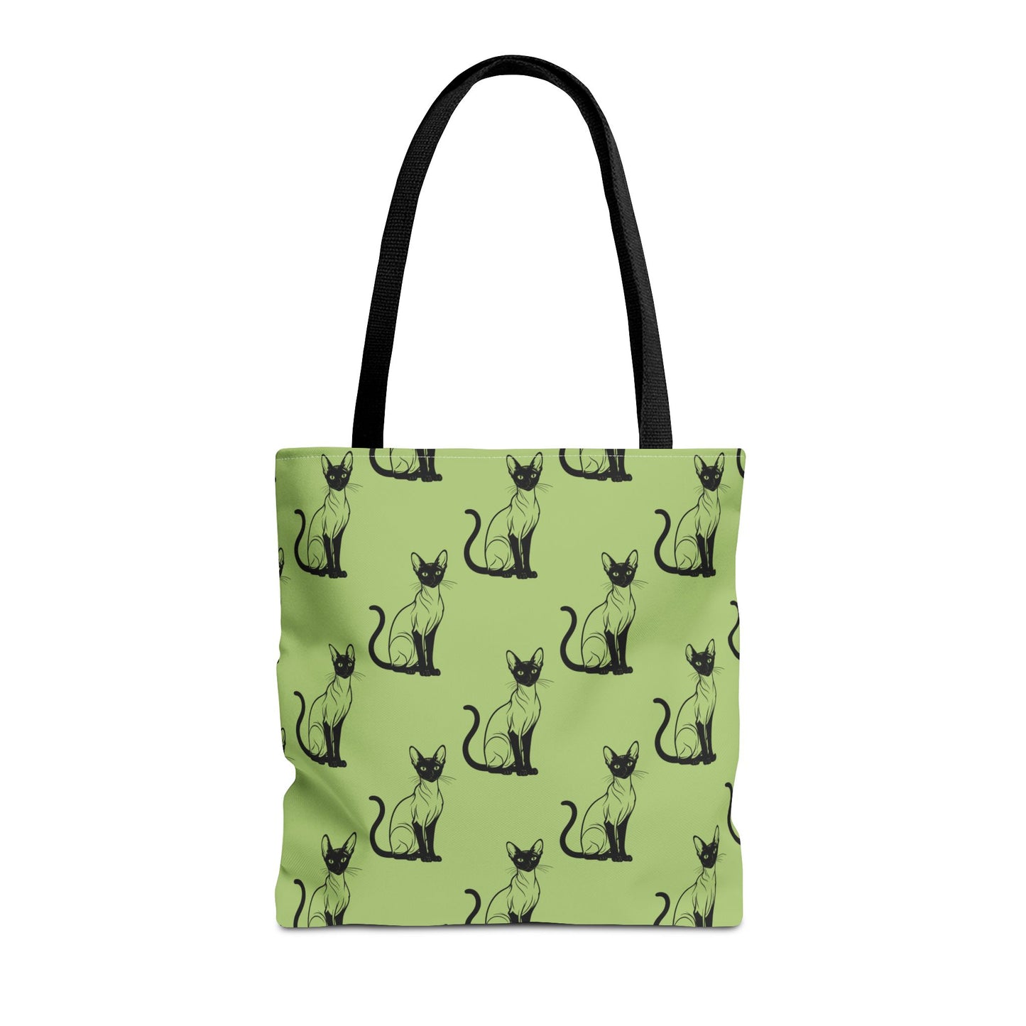 Siamese Charm – Sage Garden Canvas Tote Bag