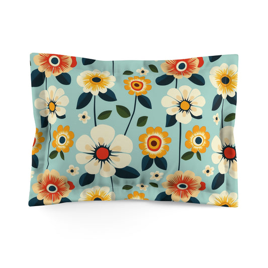 Joy Petals Microfiber Pillow Sham