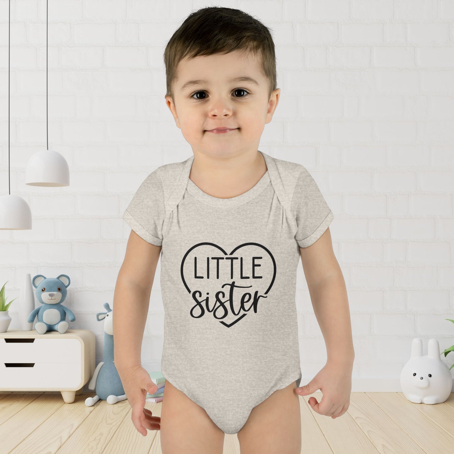 Little Sister Baby Bodysuit