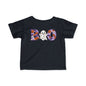 Cute Floral Boo w/Ghost Infant Soft T-Shirt