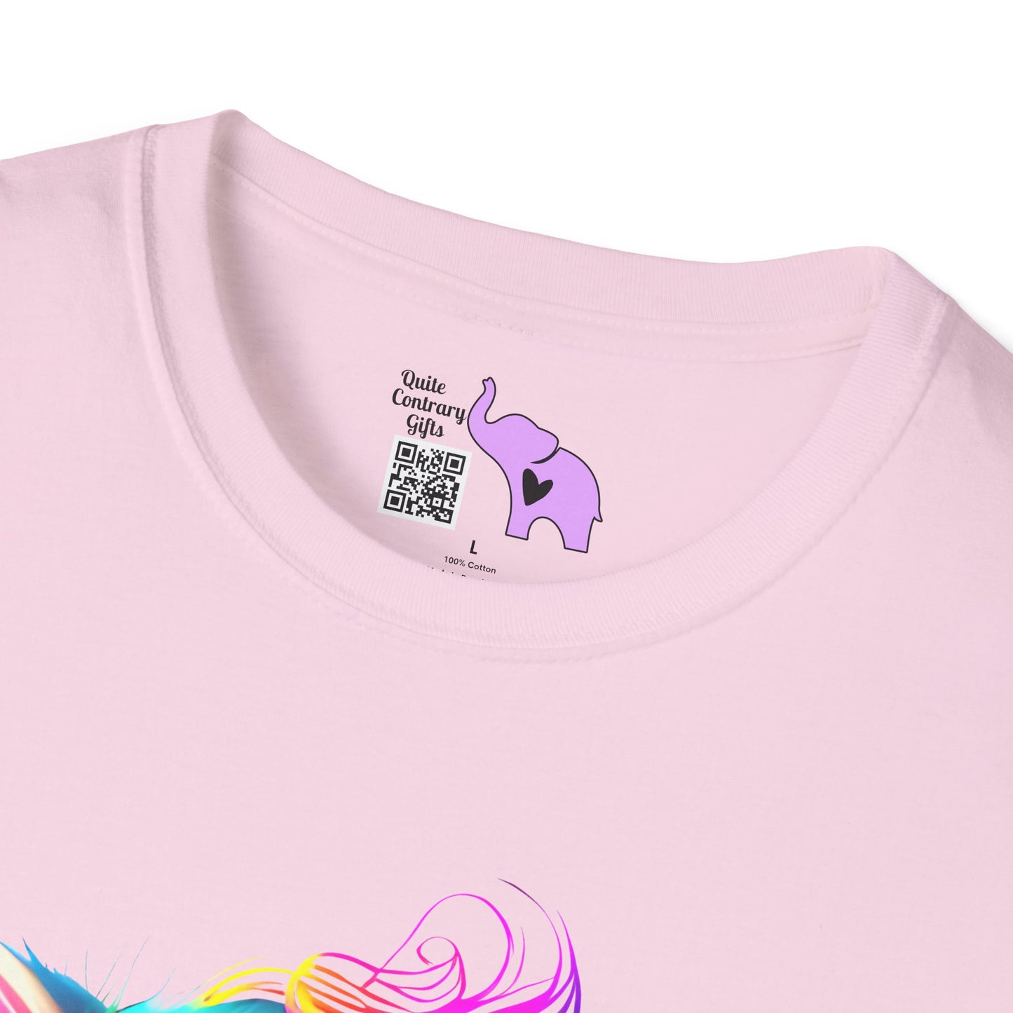 Cute Colorful Kitten Adult T-shirt