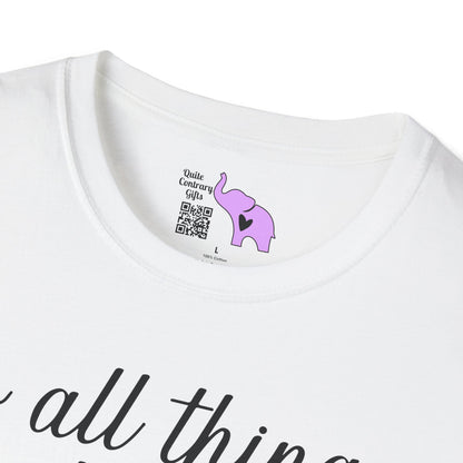 Do All Things With Love Adult Unisex Tshirt