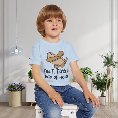 Dirt, Toys, & Lots of Noise Heavy Cotton™ Toddler T-shirt