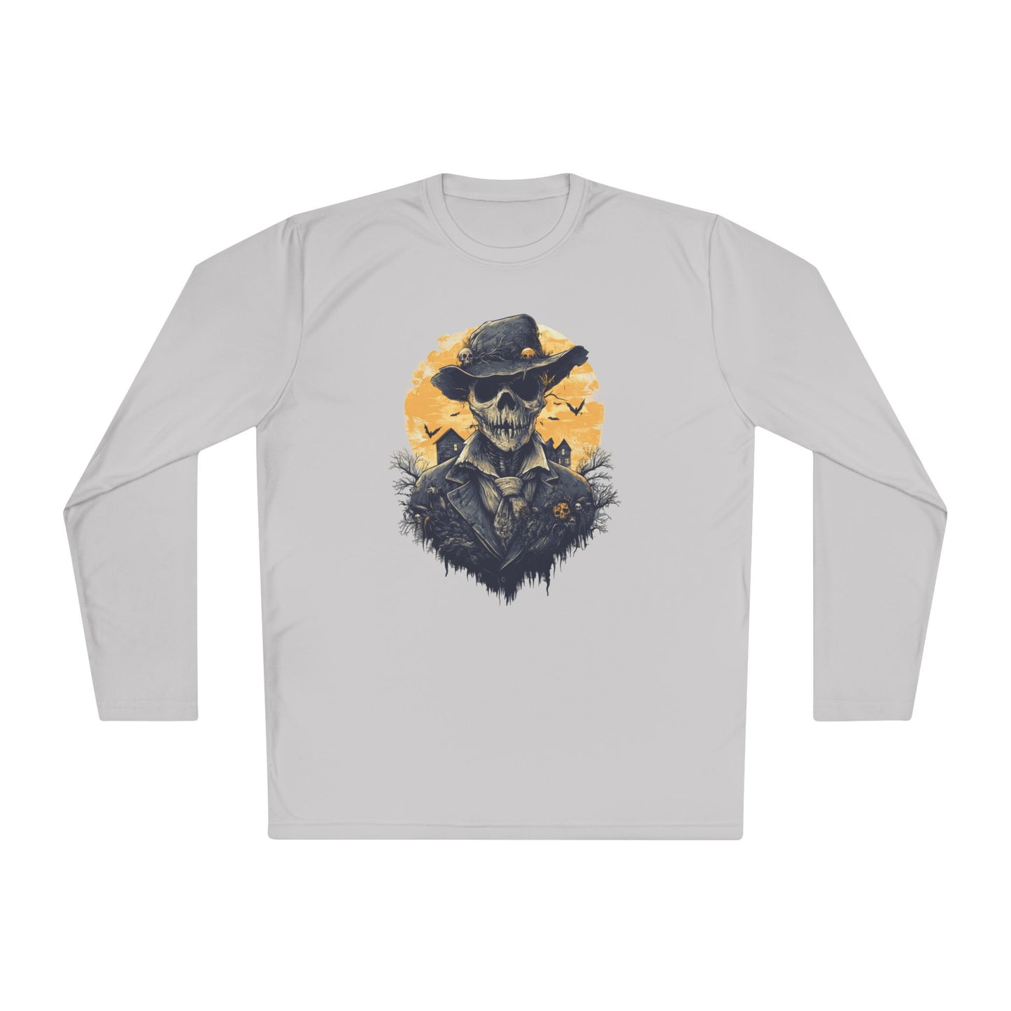 Halloween Scarecrow 2 Adult Long Sleeve Tee