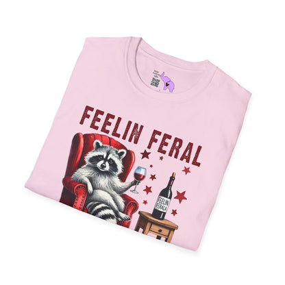 Feelin Feral (Wine) Adult T-shirt