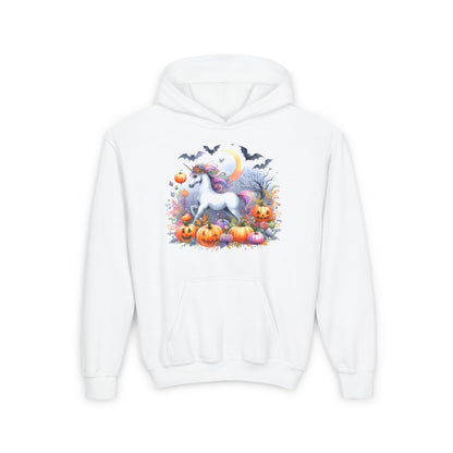 Halloween Unicorn Youth Heavy Blend Hoodie