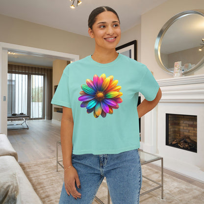 Spectrum Petals Women's Boxy Tee