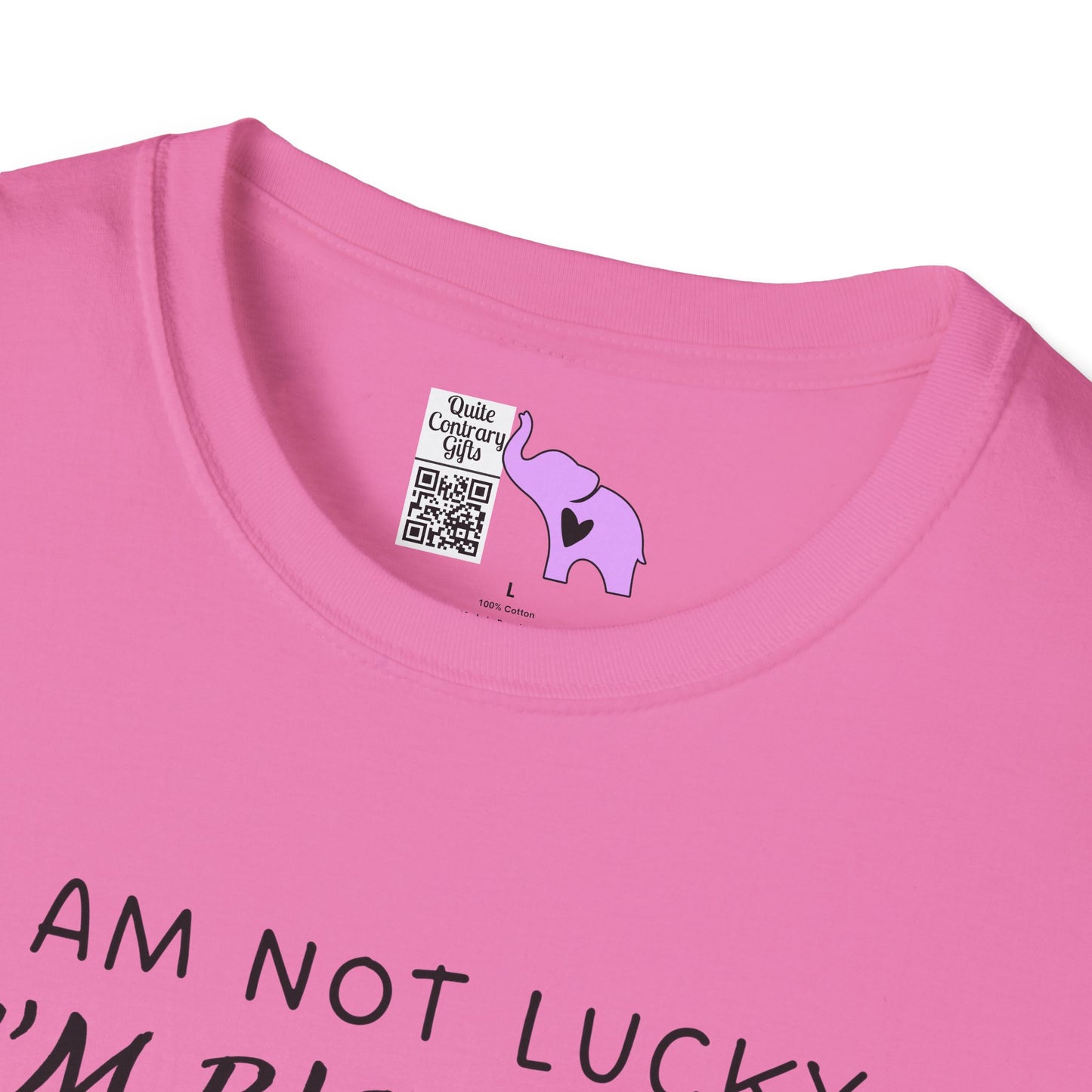 I'm Not Lucky I'm Blessed Adult T-shirt