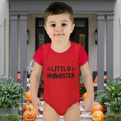 Little Monster Infant Baby Rib Bodysuit