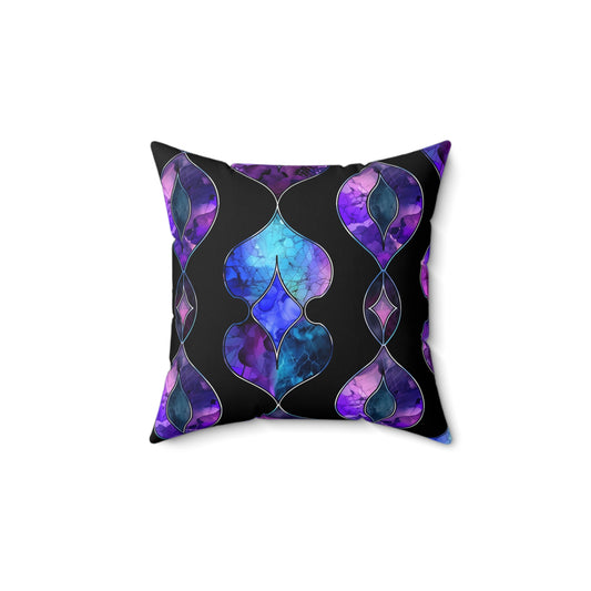 Stained Beauty Throw Pillow