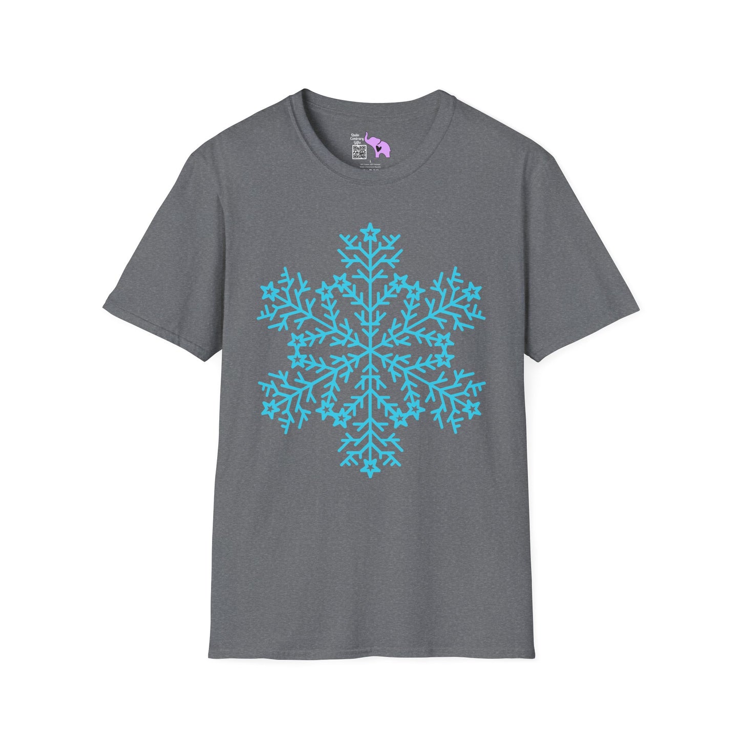 Large Snowflake Adult T-shirt