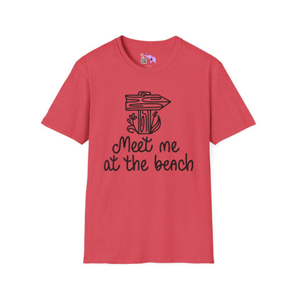Meet Me At The Beach Adult T-shirt
