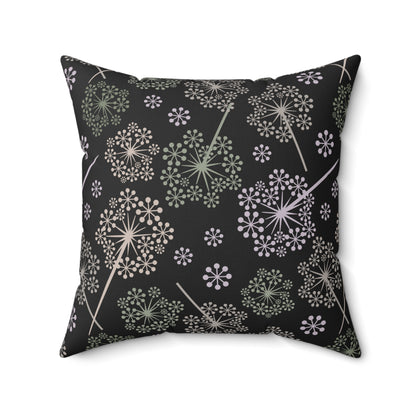 Dandelion Nightfall Throw Pillow