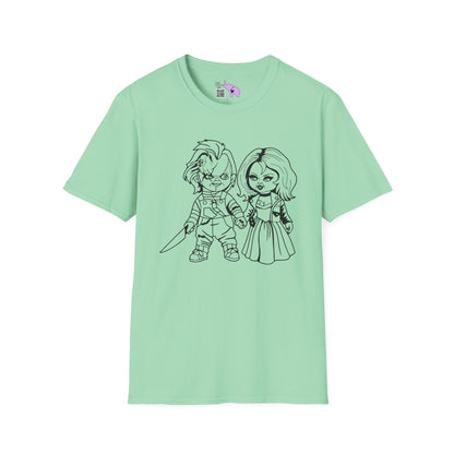 Chucky with His Bride Adult T-shirt