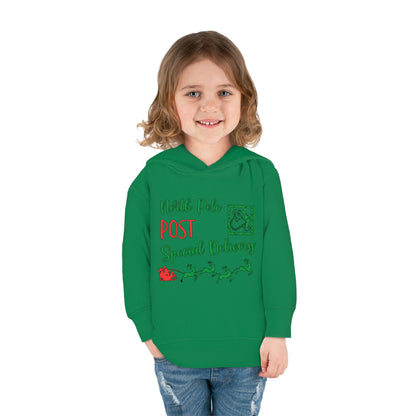 North Pole Post Special Delivery Toddler Pullover Fleece Hoodie