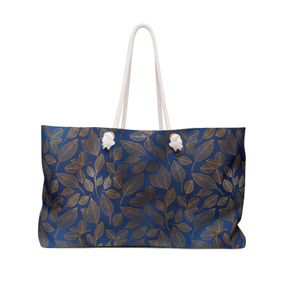 Navy & Gold Botanica Weekender Bag