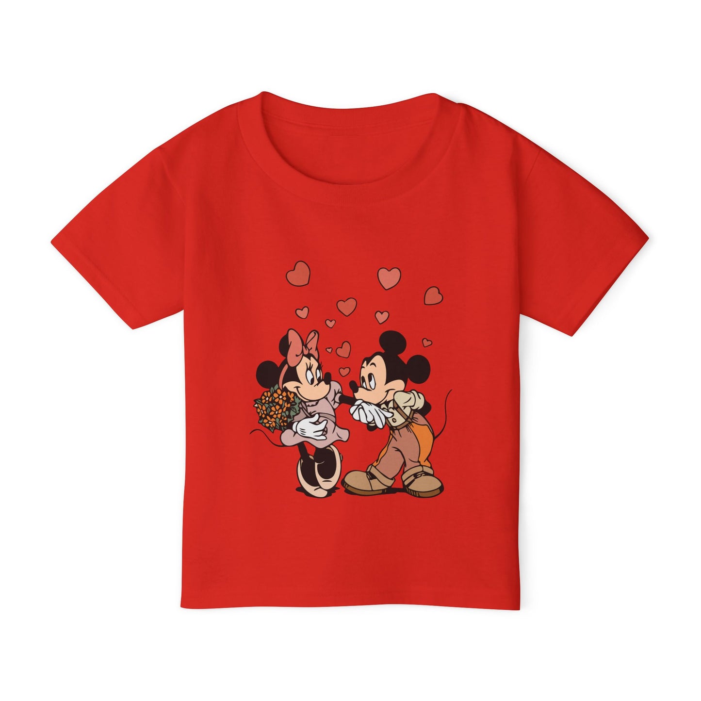 Valentine Mickey Loves Minnie Heavy Cotton™ Toddler T-shirt