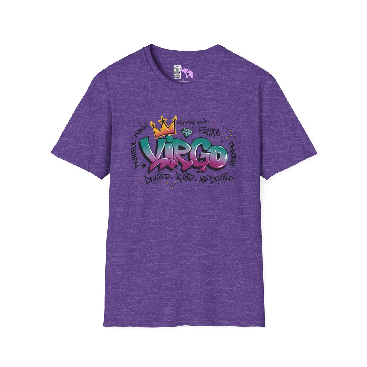 Virgo Street Art Adult T-shirt