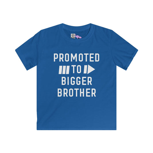 Promoted To Bigger Brother (Arrow) Youth Softstyle Tee
