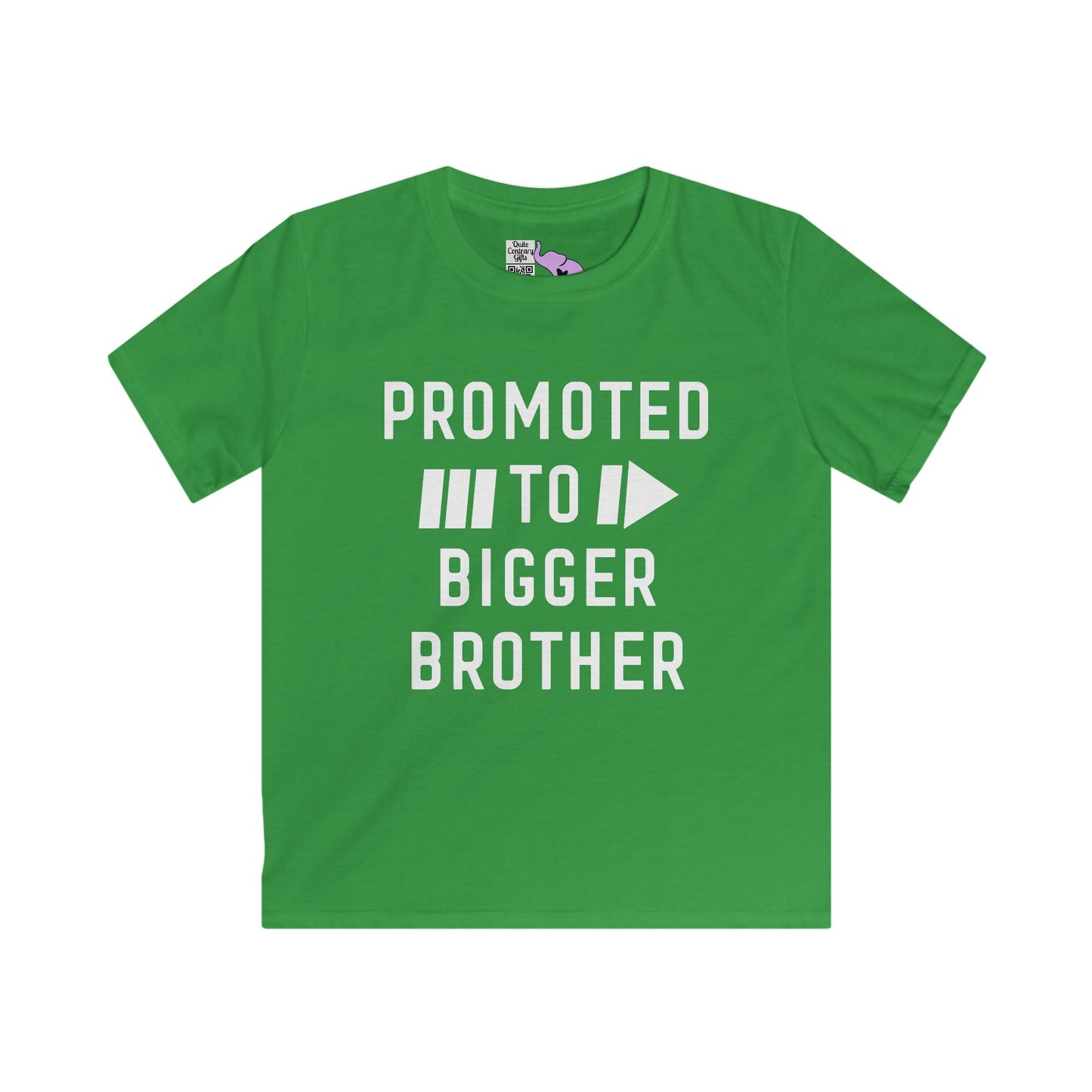 Promoted To Bigger Brother (Arrow) Youth Softstyle Tee