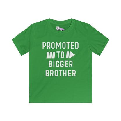 Promoted To Bigger Brother (Arrow) Youth Softstyle Tee