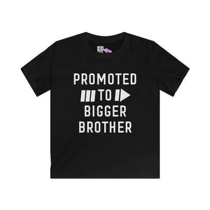 Promoted To Bigger Brother (Arrow) Youth Softstyle Tee
