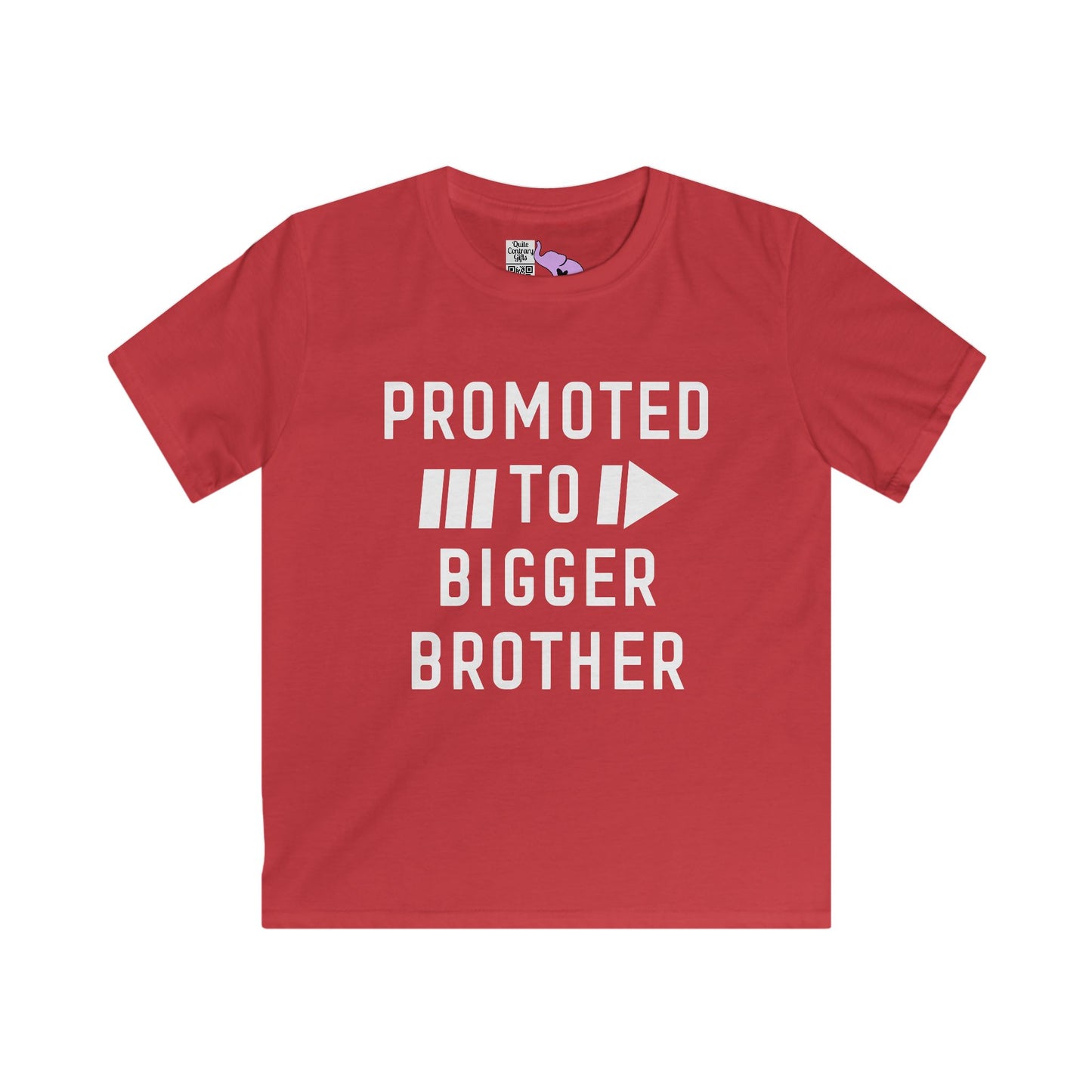 Promoted To Bigger Brother (Arrow) Youth Softstyle Tee