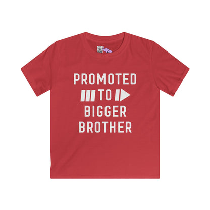 Promoted To Bigger Brother (Arrow) Youth Softstyle Tee