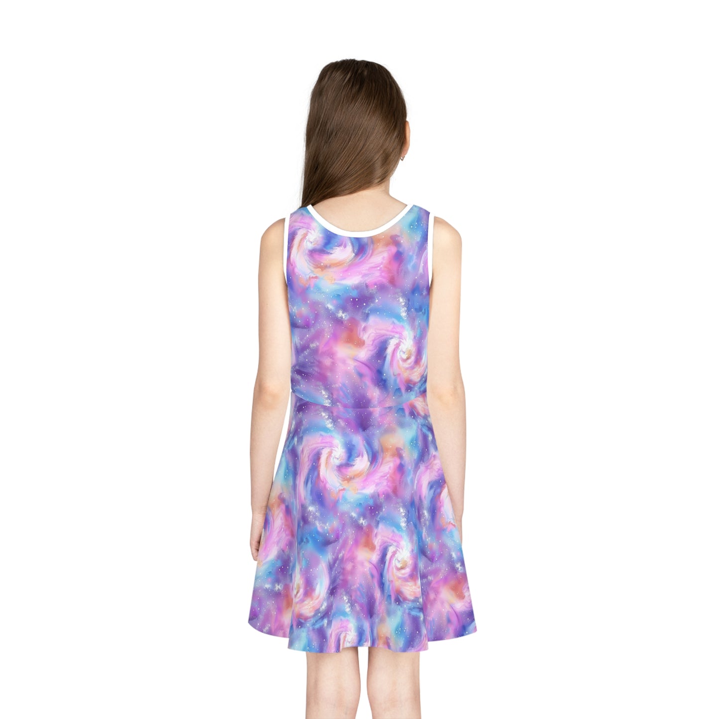 Fairy Floss Sky Girls' Sleeveless Sundress