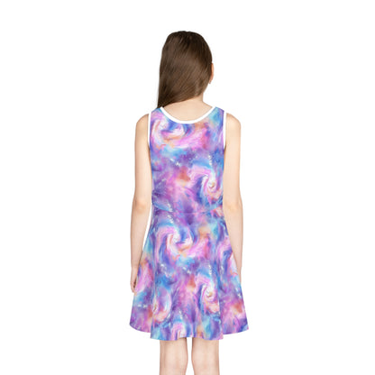 Fairy Floss Sky Girls' Sleeveless Sundress