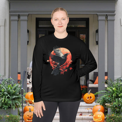 Halloween Crows 3 Adult Long Sleeve Tee