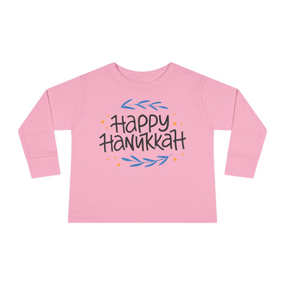 Happy Hanukkah 2 Toddler Long Sleeve Tee