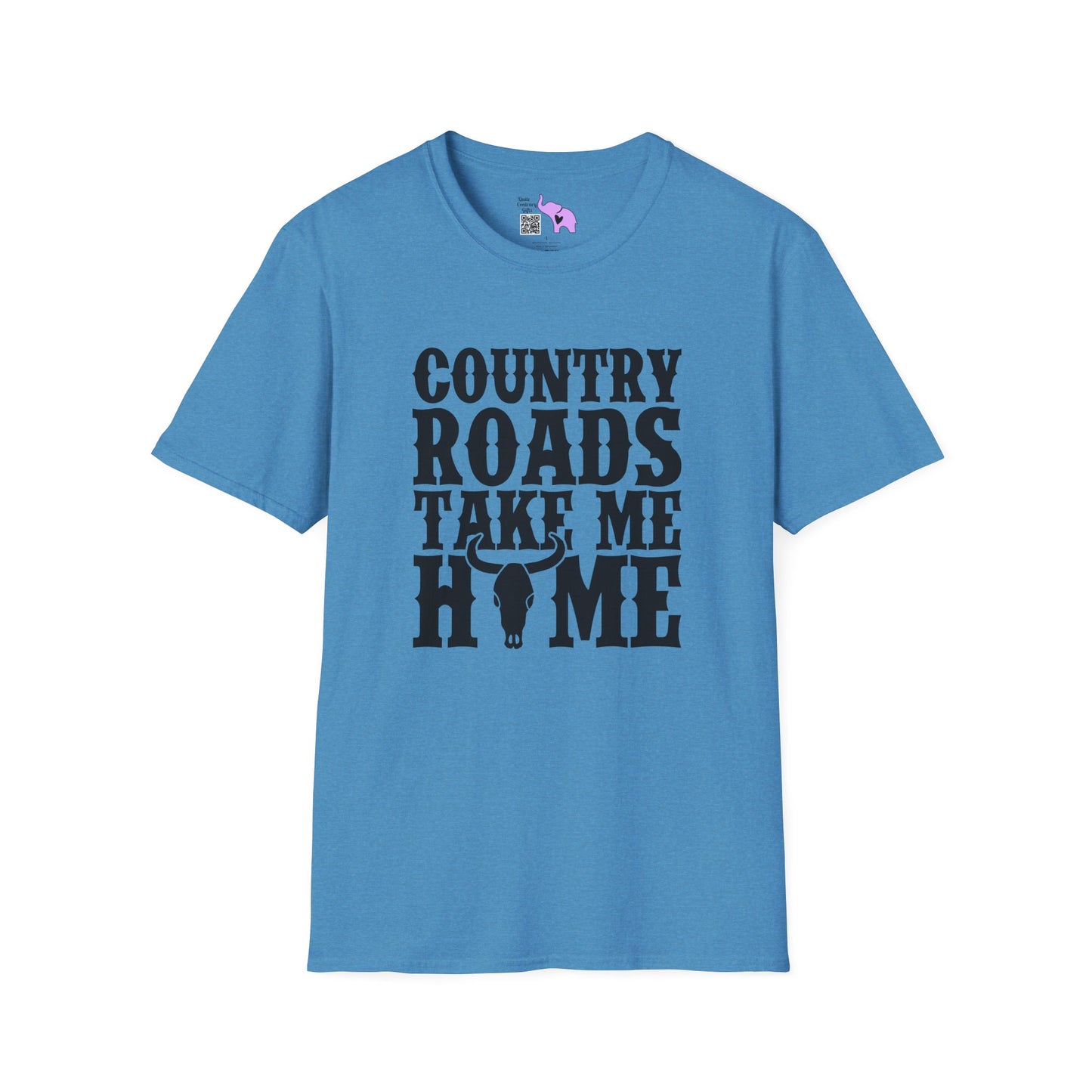 Country Roads Take Me Home Adult T-shirt