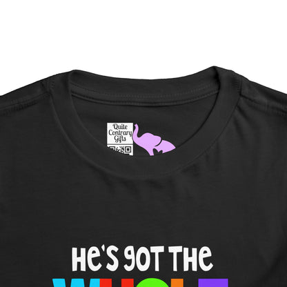 He's Got The Whole World in His Hands Toddler Tee