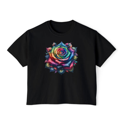Colorful Rose Women's Boxy Tee