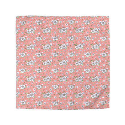 Jasmine Blush Garden Microfiber Duvet Cover
