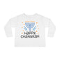 Happy Chanukah Toddler Long Sleeve Tee