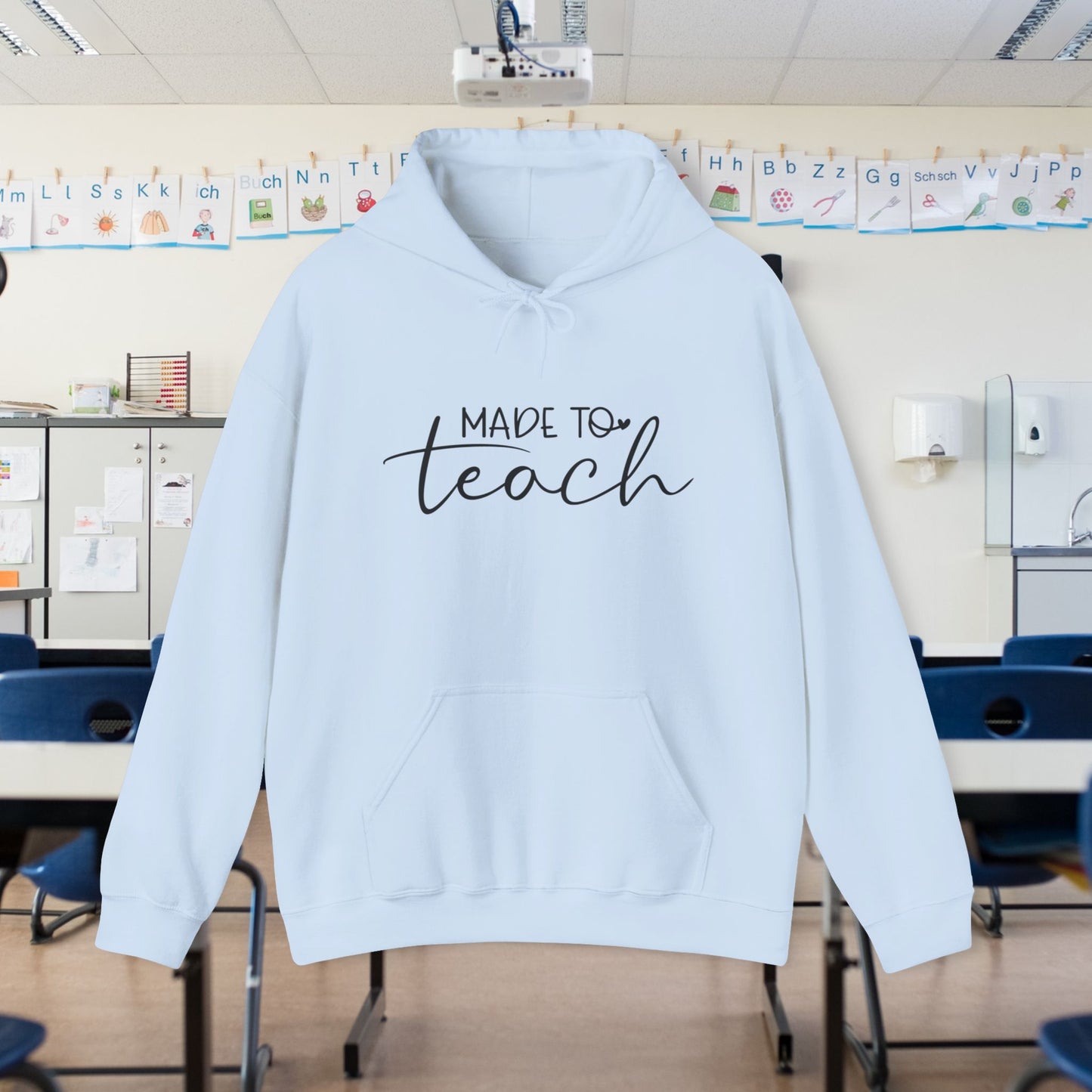 Made to Teach Heavy Blend™ Hooded Sweatshirt