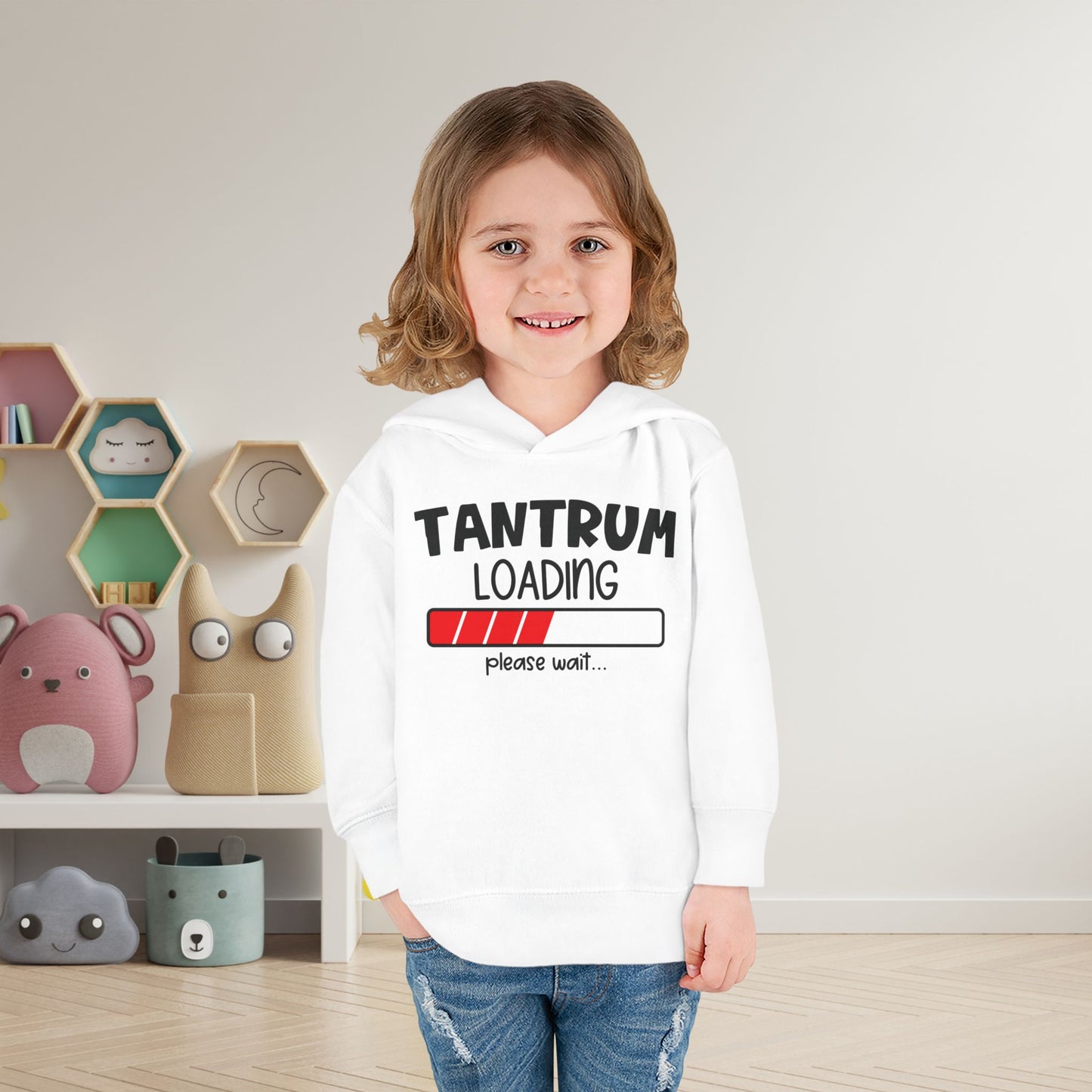 Tantrum Loading Please Wait Toddler Hoodie