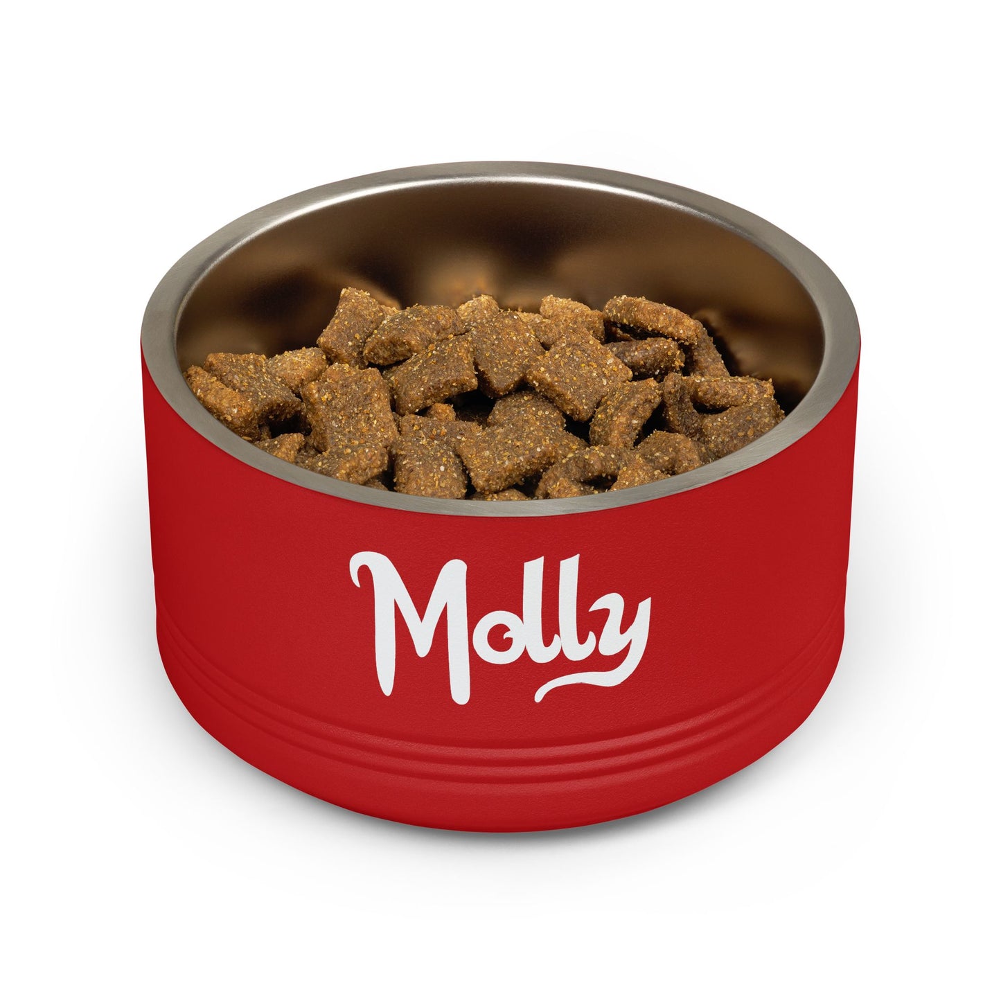 Spoiled Rotten Personalized Pet Bowl – 18oz Stainless Steel Dog & Cat Food Bowl