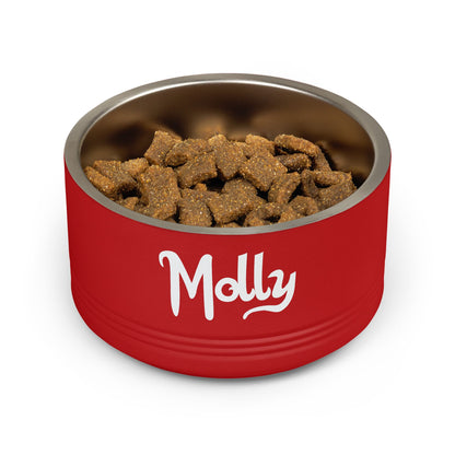 Spoiled Rotten Personalized Pet Bowl – 18oz Stainless Steel Dog & Cat Food Bowl