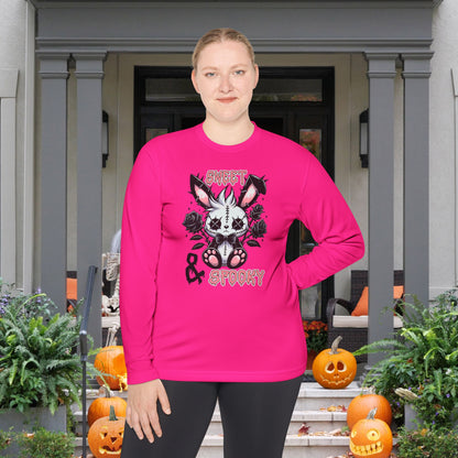 Sweet & Spook Voodoo Bunny Adult Long Sleeve Tee