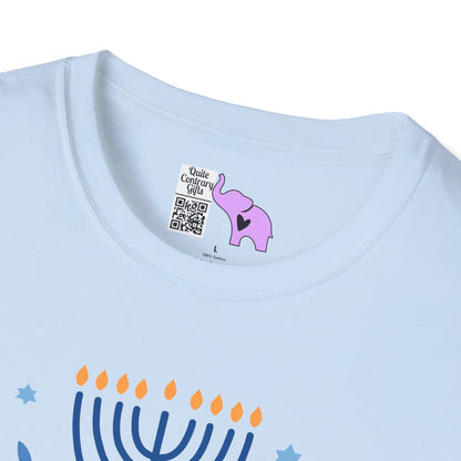 Hanukkah Wishing Peace & Light Adult T-shirt