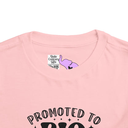 Promoted to Big Sister Toddler Tee